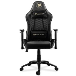 Cadeira Gamer Cougar Reclinavel com Apoio Braço Preta