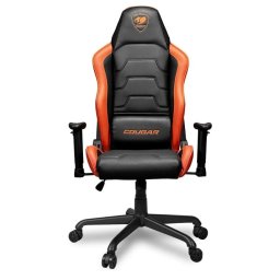 CADEIRA GAMER COUGAR RECLINAVEL C/ APOIO BRAÇO - BLACK RED