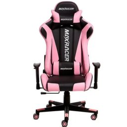 CADEIRA GAMER MAX RACER RECLINAVEL C/ APOIO BRAÇOS - lux pink