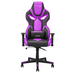 CADEIRA GAMER MYMAX GIRATORIA C/ APOIO BRAÇO - PRETA ROXA