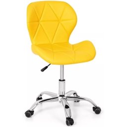 CADEIRA DE ESCRITORIO ymper ERGONOMICA C/ ESTOFADO COURO