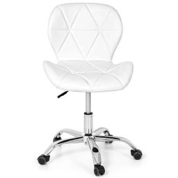 KIT 2 CADEIRAS DE ESCRITORIO YMPER ERGONOMICA C/ ESTOFADO COURO