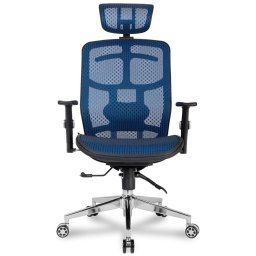 CADEIRA DE ESCRITORIO RECLINAVEL C/ APOIO CABEÇA E BRAÇOS OFFICE GLYD