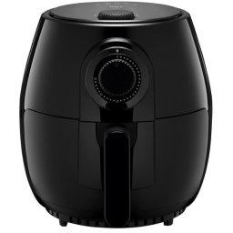 FRITADEIRA ELETRICA AIR FRYER ELGIN 4L 1350W C/ GRELHA REMOVIVEL - PRETA