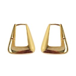 Argola Lisa em formato Trapézio | BIRKIN | tamanho M