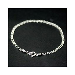 Pulseira de prata 925 de elos 18 cm / 3 mm