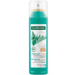 Shampoo Seco de Ortiga com Cor Cabelo Oleoso Castanho 150mL Brown