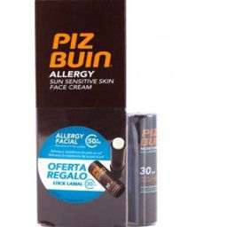 Allergy SPF50 + Creme de Rosto Peles Sensíveis 50 mL + Stick Labial SPF30 1 SPF50