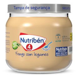 Boião de Carne e Vegetais 120g Chicken & Vegetables 4 Months