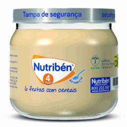 Boião de Fruta 120g 6 Fruits with Cereals 4 Months