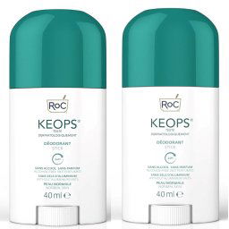 Keops Stick Desodorizante Transpiração Suave 2x40 mL 1
