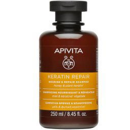 Keratine Repair Shampoo para Cabelo Seco e Danificado 250mL