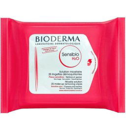 Sensibio H2O Toalhetes de Limpeza Suave 25 un.
