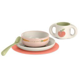 Go Natural Conjunto de Alimentação 1 Coral