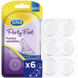 Party Feet Pontos Sensíveis 6 un.