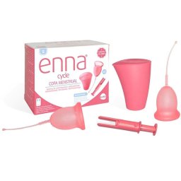 2 Copos Menstruais + Aplicador + Caixa Esterilizadora e de Transporte 1 S