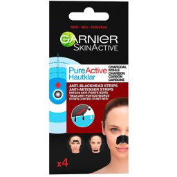 Pure Active Carvão Tiras Antipontos Negros 4 un.