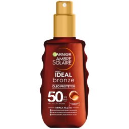 Ambre Solaire Ideal Bronze Óleo Protetor 150mL SPF50+