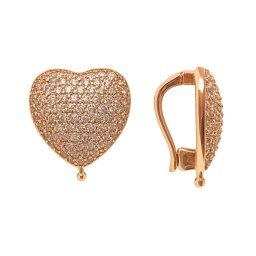 Pingente Charm Separador para Riviera | CORAÇÃO CRAVEJADO