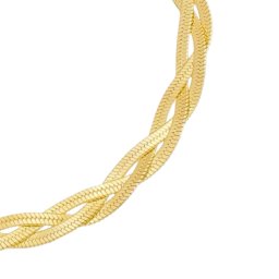 Choker Lisa em Malha Fita Trançada | TRESSER