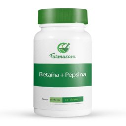 Betaína 600mg + Pepsina 60mg