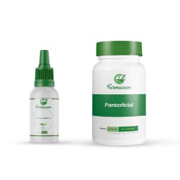 Kit Minoxidil Turbinado 100ML + Pantoficial 60 Cápsulas