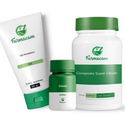 Gel Anestésico para Ejaculação Precoce 30g + Ocitocina (Oxitocina) 30 doses + Composto Libido 60 doses