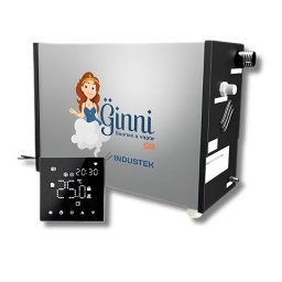 Sauna Vapor Elétrica Wi-Fi e Controlador Digital 18Kw até 28m³ 220V Ginni G18 - Industek