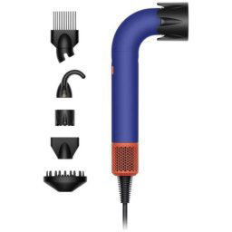 Supersonic r™ Secador de Cabelo Profissional [Ficha Europeia Tipo F] 1 Vinca Blue / Topaz Curly + Coily Hair