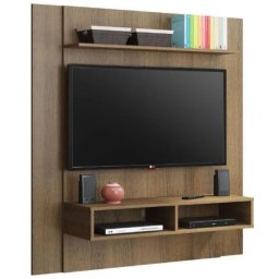 PAINEL PARA TV ATE 50 C/ PRATELEIRA E 2 NICHOS MDP
