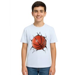 Camiseta Basquete Bola Basketball Estampa Personalizada