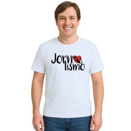Camiseta Jornalismo Microfone Universitária Personalizada