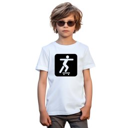 Camiseta Skate SK8 Skatista Estampa Personalizada
