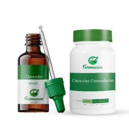 IN OUT para Clareamento de Melasma - 60 doses + Sérum 60g