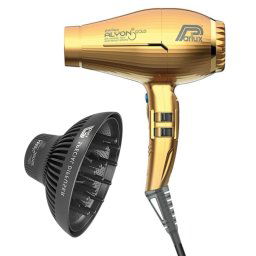 ALYON Secador Cabelo Gold Edition + Magic Sense Difusor [Ficha Europeia 220V] 1 Gold