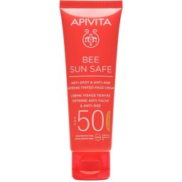 Bee Sun Safe Creme facial anti-manchas e anti-idade 50mL Tinted SPF50