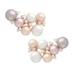 Brinco Ear Cuff Grande com Pérolas Shell e Zircônias | ATHENA