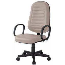 CADEIRA DE ESCRITORIO PRESIDENTE GIRATORIA C/ RODIZIO APOIO BRAÇOS