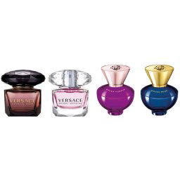 Crystal Noir 5mL + Bright Crystal EDT 5mL + Dylan Blue 5mL + Purple EDP 5mL 1
