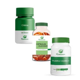 Kit TPC - Protetor Hepático + Crisina + Óleo de Prímula