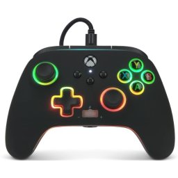 CONTROLE JOYSTICK XBOX ONE SERIES XS POWERA RGB C/ USB VIBAÇAO