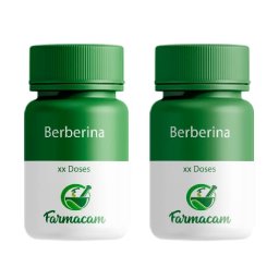 Kit 2 Potes Berberina 500mg 60 doses