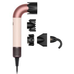 Supersonic r™ Secador de Cabelo Profissional [Ficha Europeia Tipo F] 1 Ceramic Pink / Rosa Gold Straight + Wavy Hair