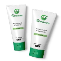 Kit 2 pomadas vaginal de barbatimão 40g