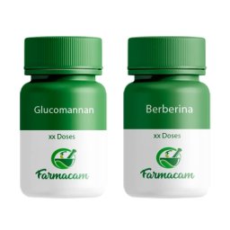 Kit Berberina com Glucomannan