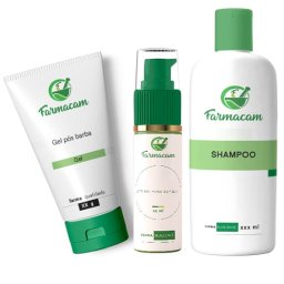 Kit Barba (Shampoo + Espuma de Barbear + Gel Pós Barba)