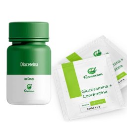 Kit Diacereína + Glucosamina com Condroitina