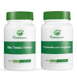 Kit Epimedium Icariin + Associações - 30 doses e Tadalafila com Arginina - 60 doses