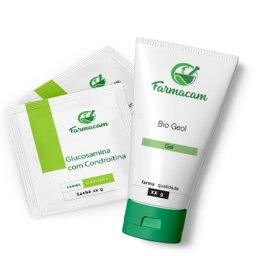 Kit Glucosamina com Condroitina Sachê + Bio Geol