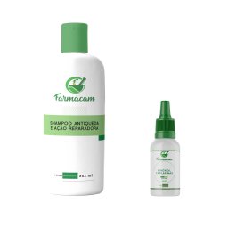 Kit Loção Capilar Max com Shampoo Antiqueda e Ação Reparadora